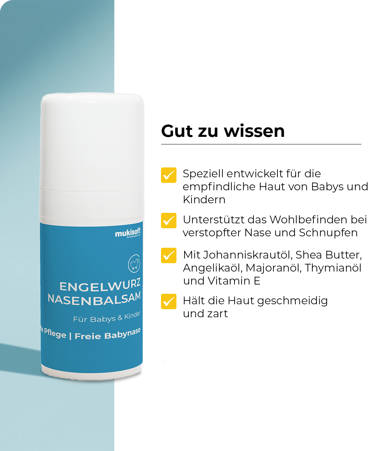 Engelwurz Nasenbalsam | Für Babys & Kinder