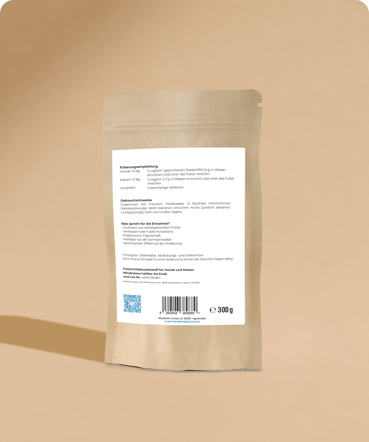 GUSTL DarmFeed – Präbiotisches Ergänzungsfuttermittel für Hunde