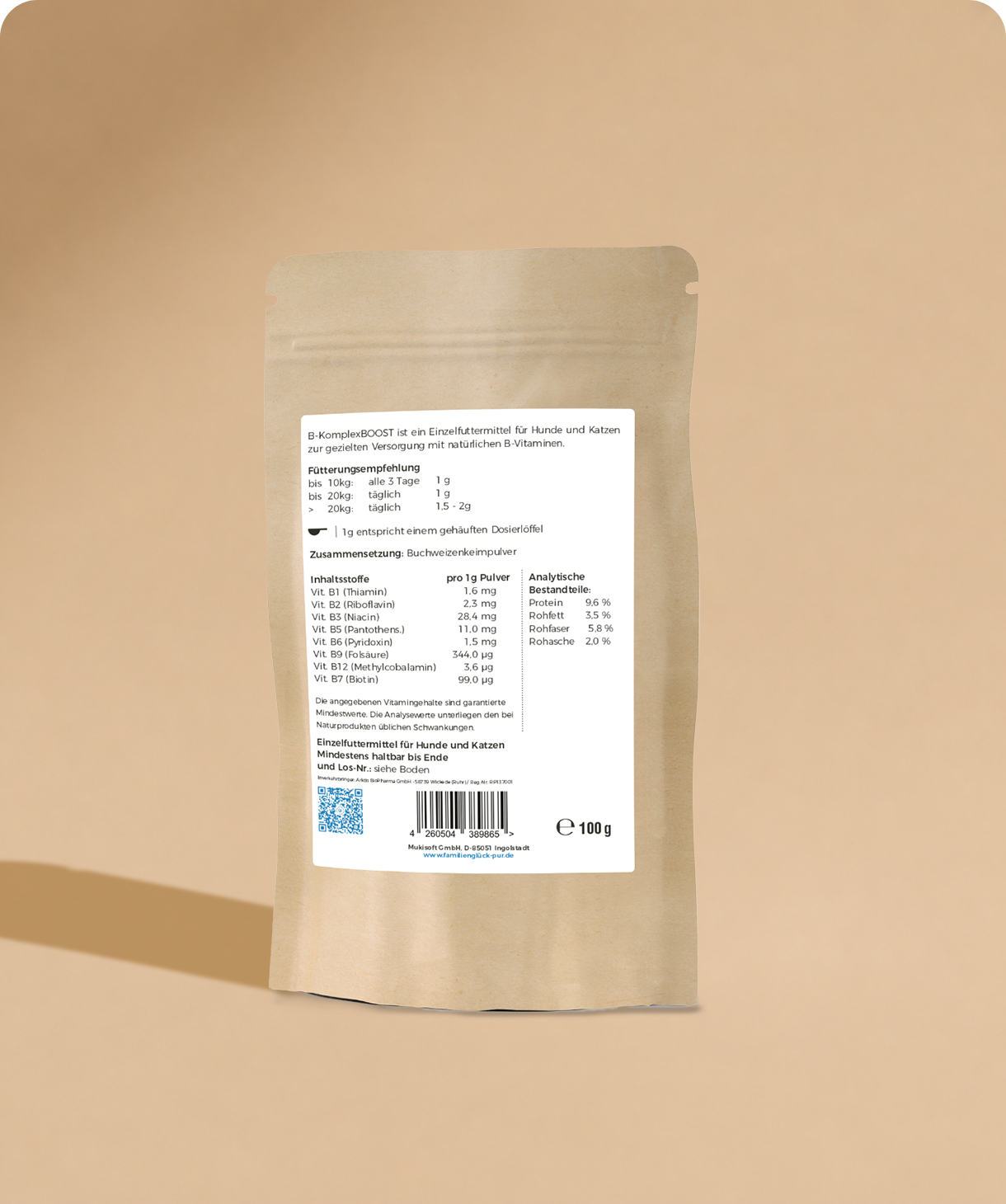 GUSTL B-KomplexBoost – Ergänzungsfuttermittel für Hunde