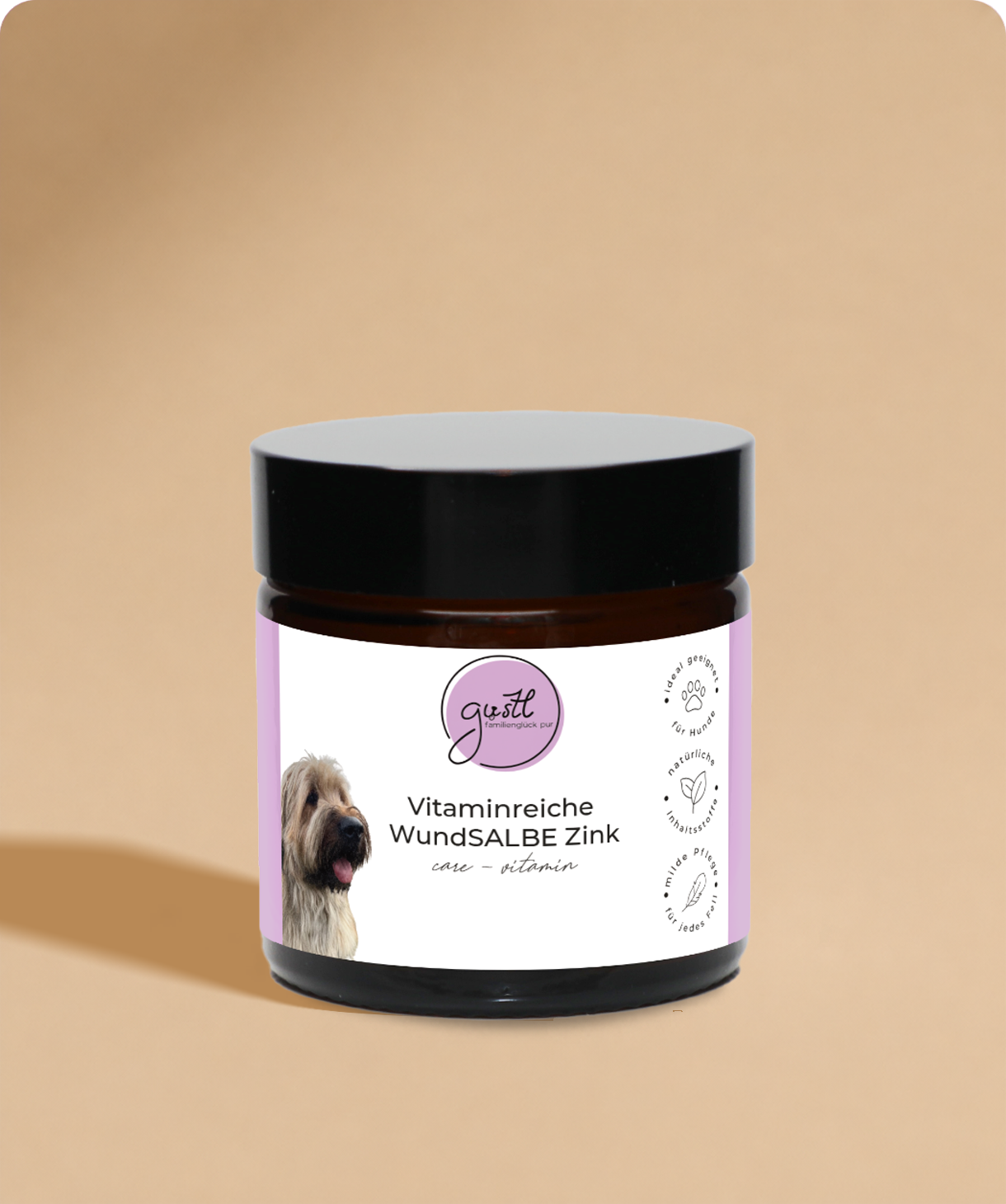 GUSTL Vitaminreiche Wundsalbe Zink – Hautschutzsalbe für Hunde
